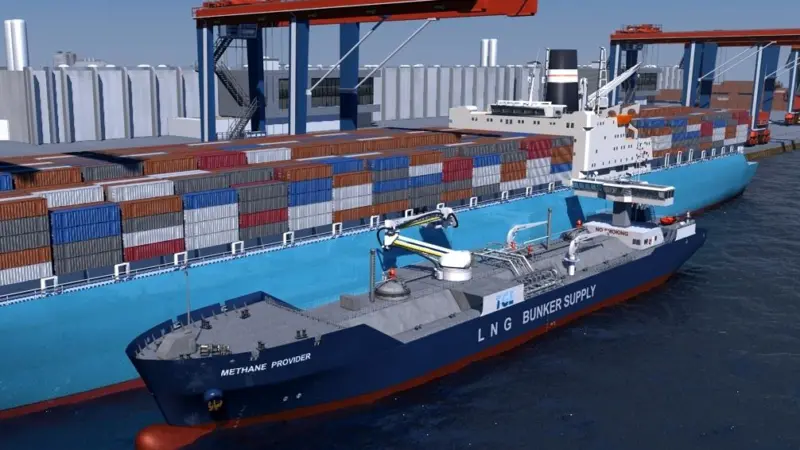 LNG bunkering Photo: TGE