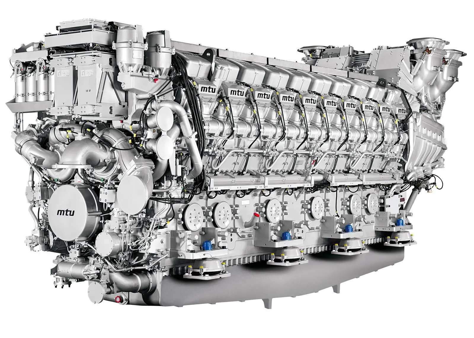 The MTU 20V8000 engine, now available with increased power rating