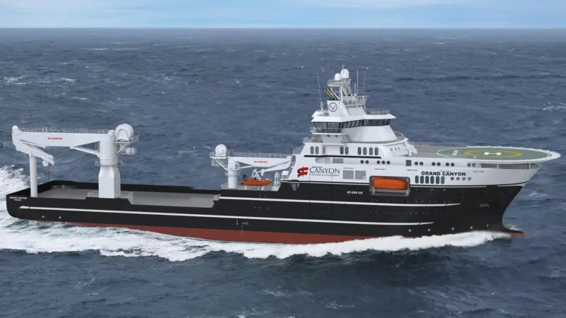 Volstad’s OCV ’Grand Canyon’, for which NES has supplied what is claimed to be the world’s largest low voltage diesel electric plant.