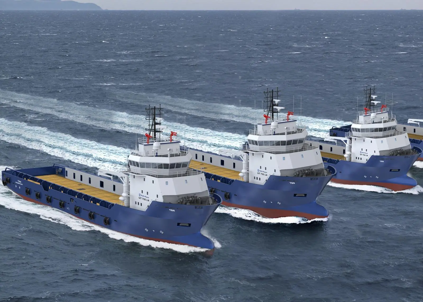 Rolls-Royce now has orders for three out of a possible four UT 755 LN ships for China