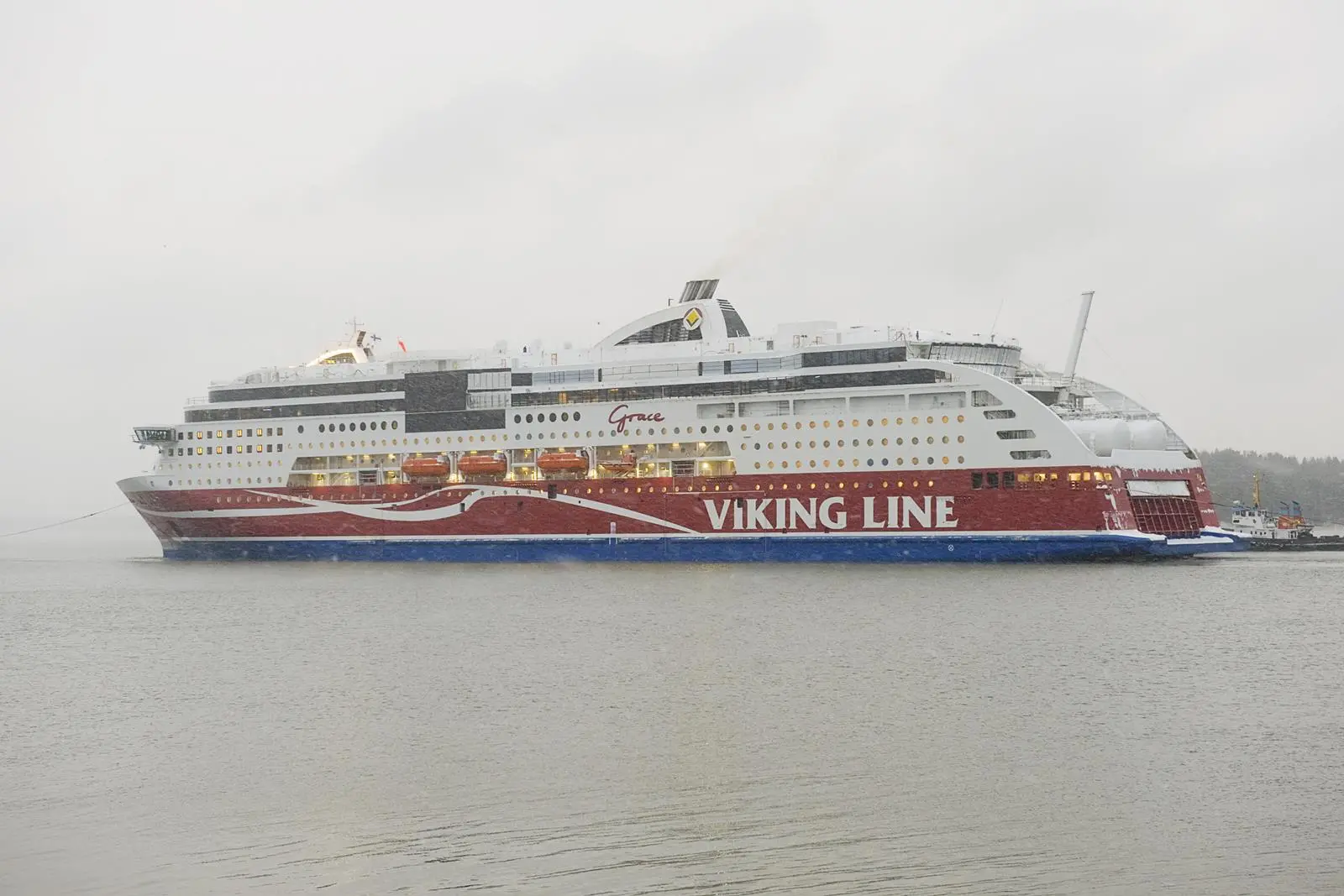 ‘Viking Grace’ is the first large passenger ship to be fuelled primarily by LNG