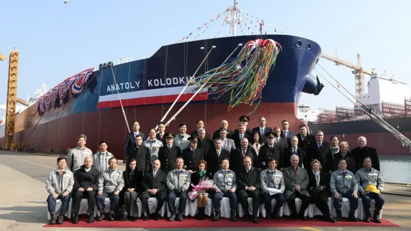 Sovcomflot's new tanker 'Anatoly Kolodkin'