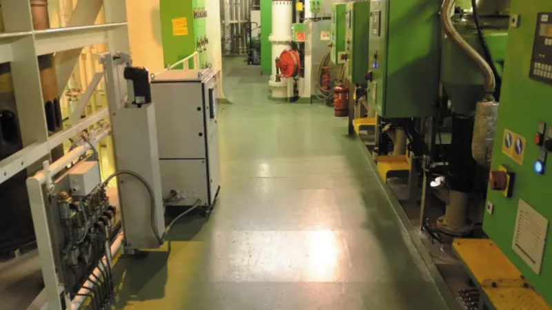 Example installation in the separator room of a vessel
