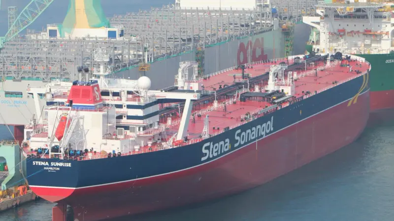 The ‘Stena Sunrise’ – Stena’s latest Suezmax tanker