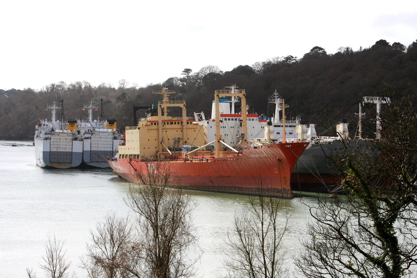 Laid-up ships: a sign of over-supply of tonnage