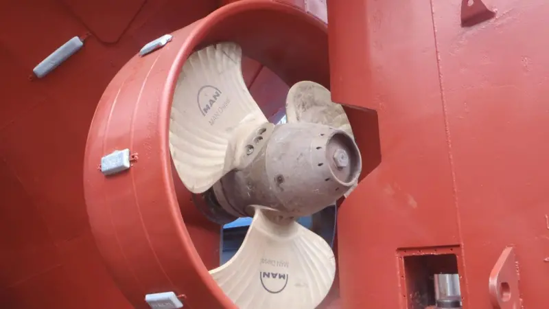New MAN Alpha propulsion equipment: medium-skew propeller blades and AHT nozzle
