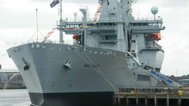 Fast fleet tanker ‘RFA Wave Ruler’, one of the vessels maintained by Cammell Laird
