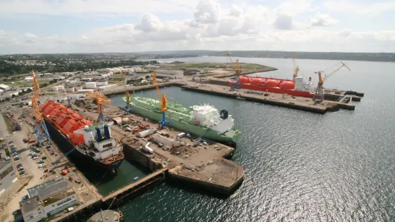 Damen Shiprepair Brest, which has recently docked three tankers