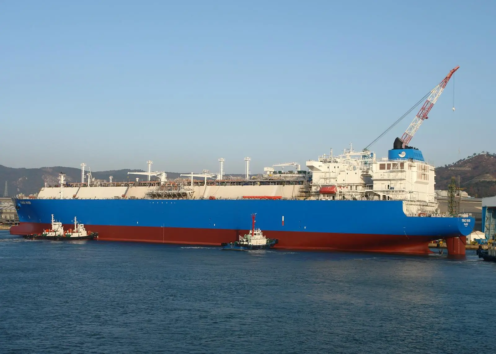 ‘Yenisei River‘ is the first of two LR ice-classed LNG tankers built at HHI for Dynagas