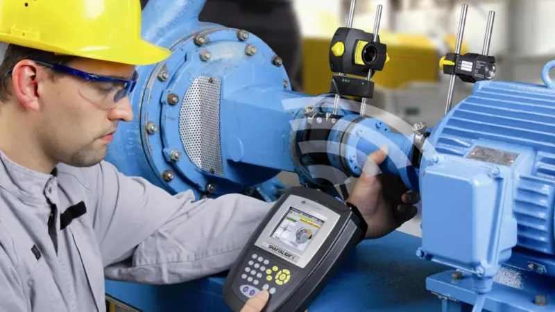Bluetooth connection has made Prüftechnik’s Shaftalign system easier to use