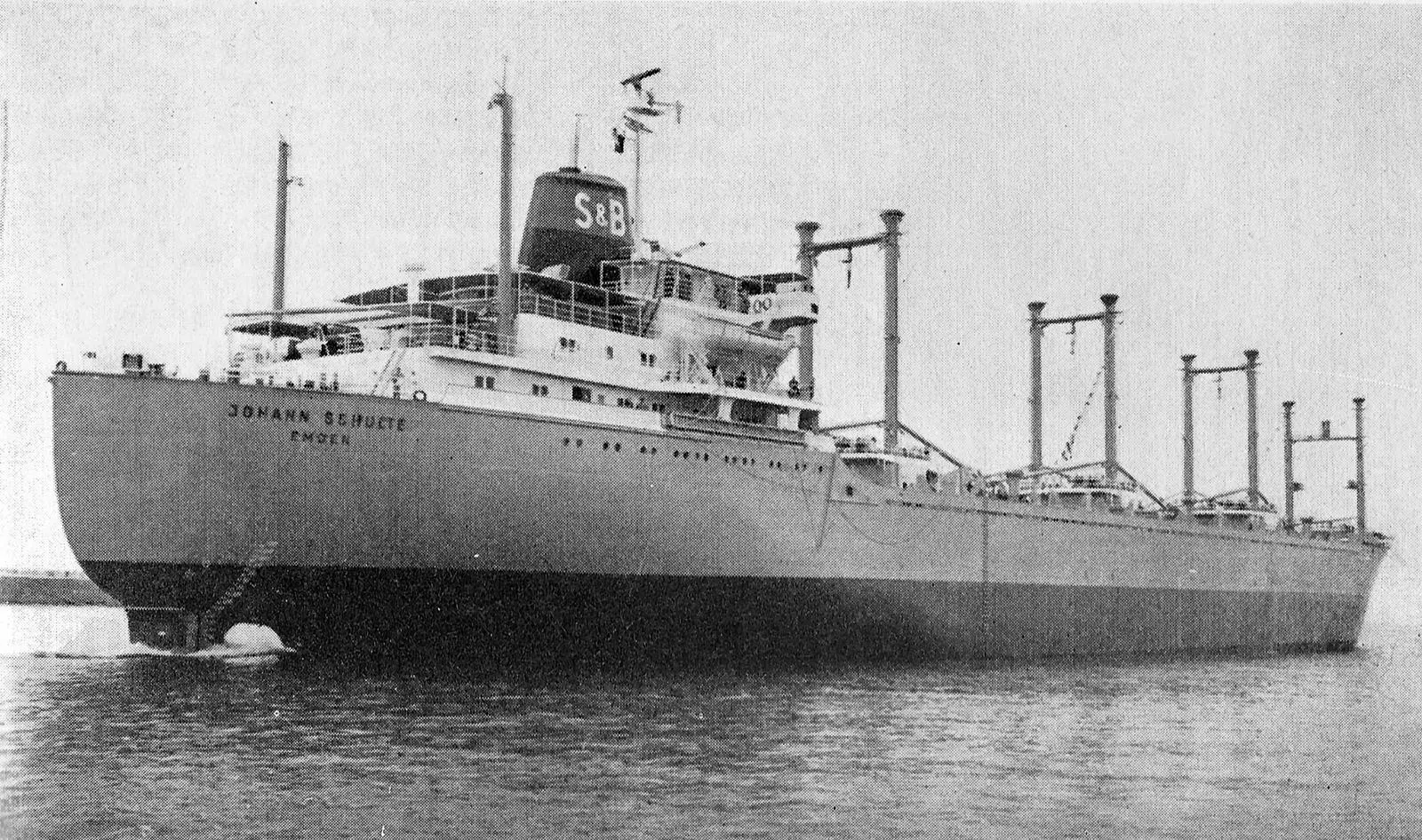 The ‘Johann Schulte’ bears little resemblance to modern car carrriers