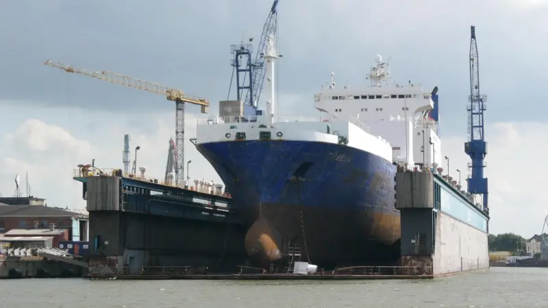 PSM says its level transmitter technology has been used to measure sea water levels in the tanks of a floating dock newbuilding in a Turkish shipyard