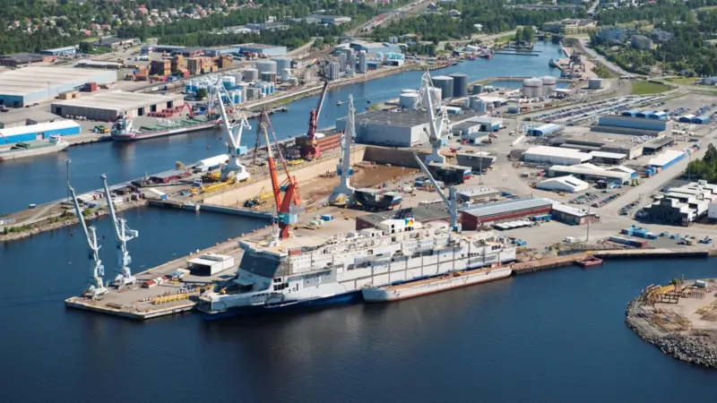 STX is to wind down operations at Rauma (above) and transfer work to Turku