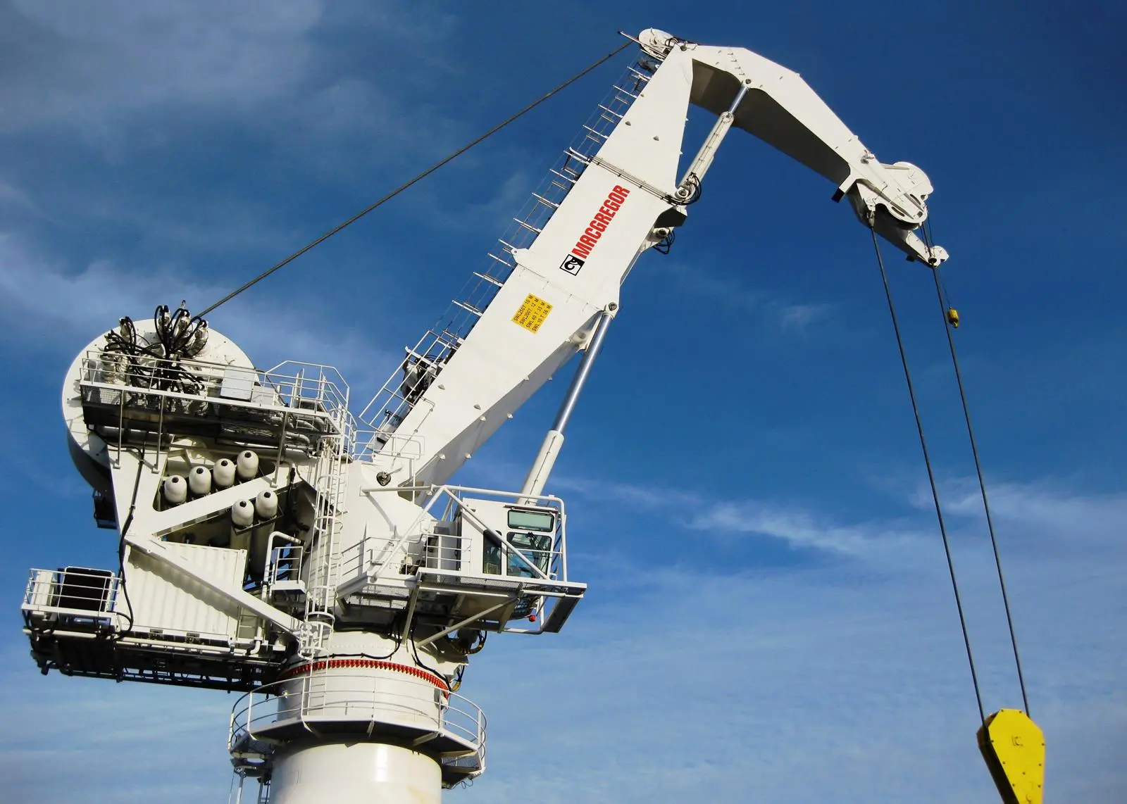 MacGregor's 250 tonne SWL active heave compensated (AHC) subsea crane