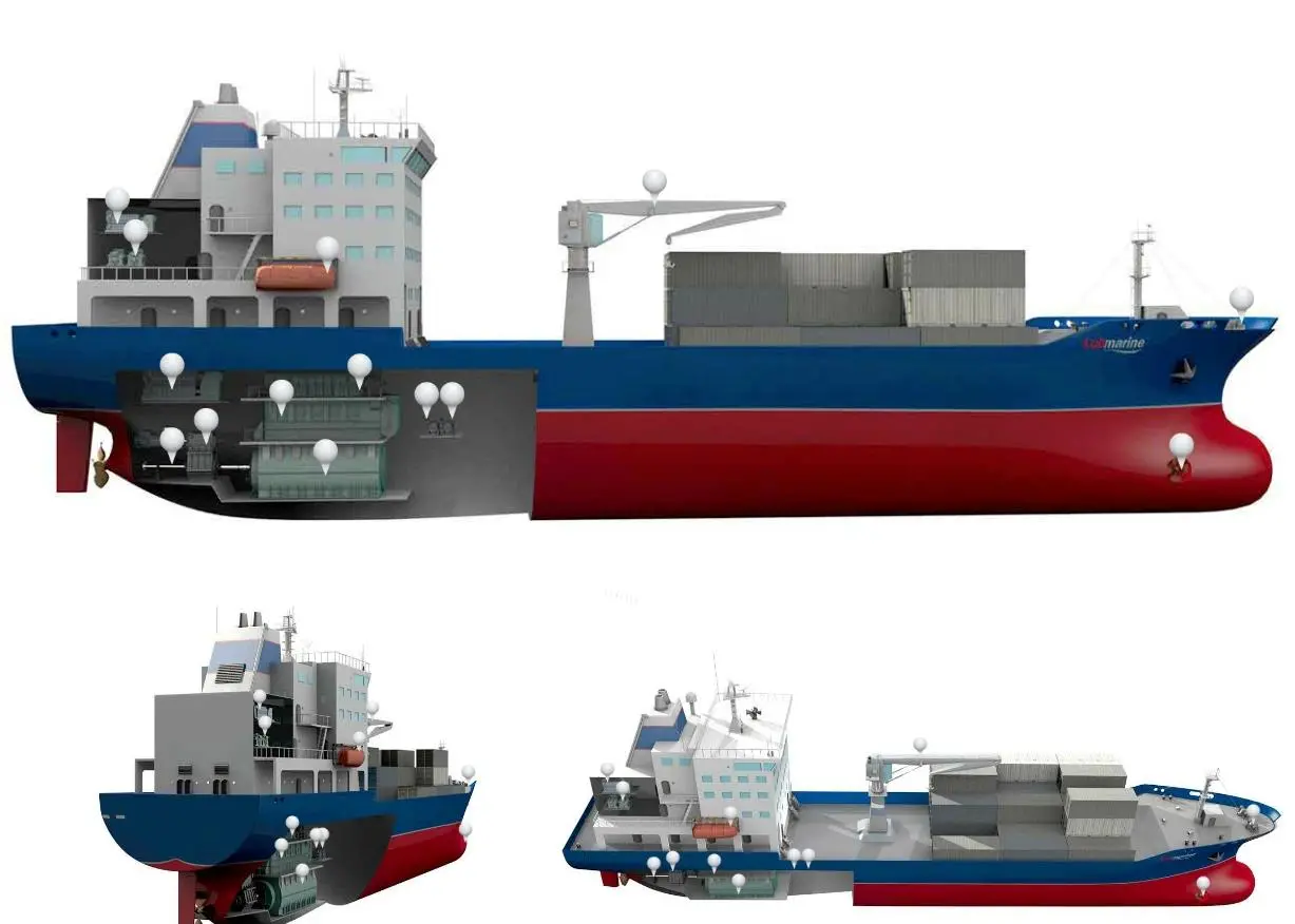 Total Lubmarine’s ‘Virtual Vessel’ identifies areas of the ship where lubricants are used and identifies a suitable EAL product