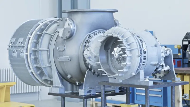 ABB’s new Power2 800-M turbocharging system is designed to achieve pressure ratios of up to 12.