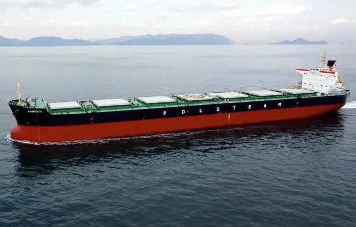 One of the existing PZ?M fleet, the 82,138dwt ‘Karpaty’