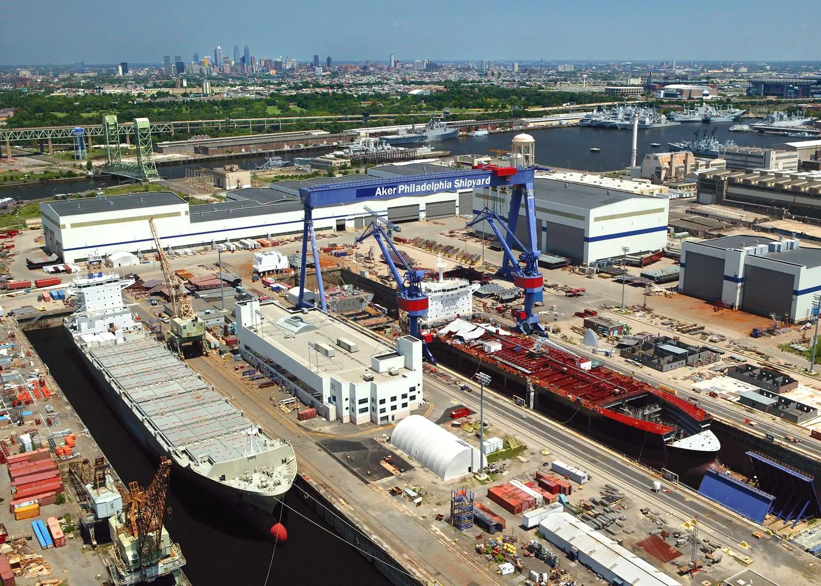 Aker Philadelphia – started build on tankers for its joint venture with Crowley