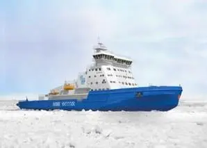 The new vessel has been designed for demanding icebreaking operations in the Baltic Sea