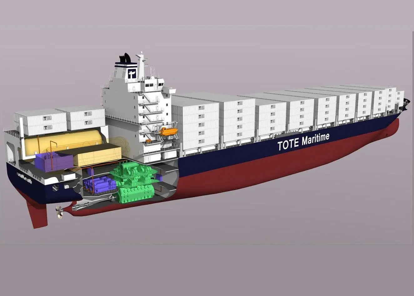 LNG facilities are to be established in Jacksonville for the TOTE gas-fuelled newbuilds