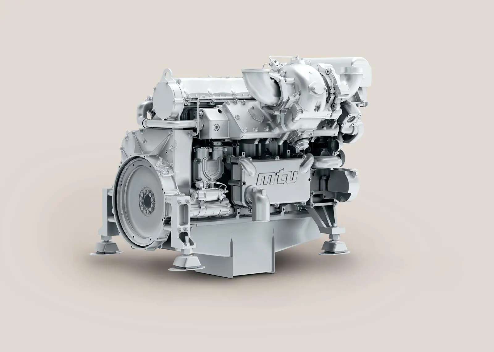 The latest MTU marine genset delivers up to 323kW and is based on the series 1600 six-cylinder inline engine