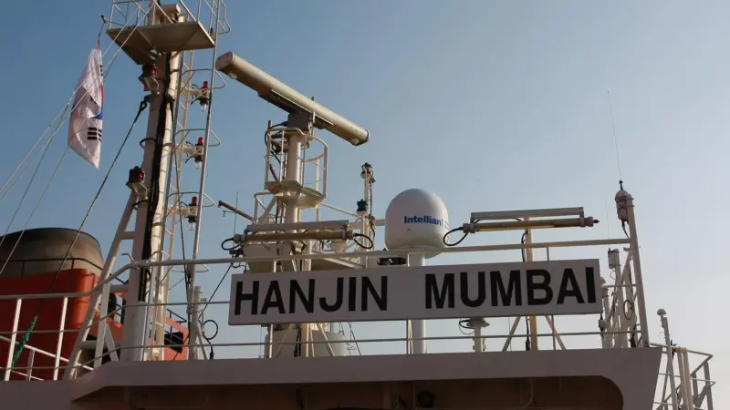 Intellian is to supply FleetBroadband terminals to 38 Hanjin container ships