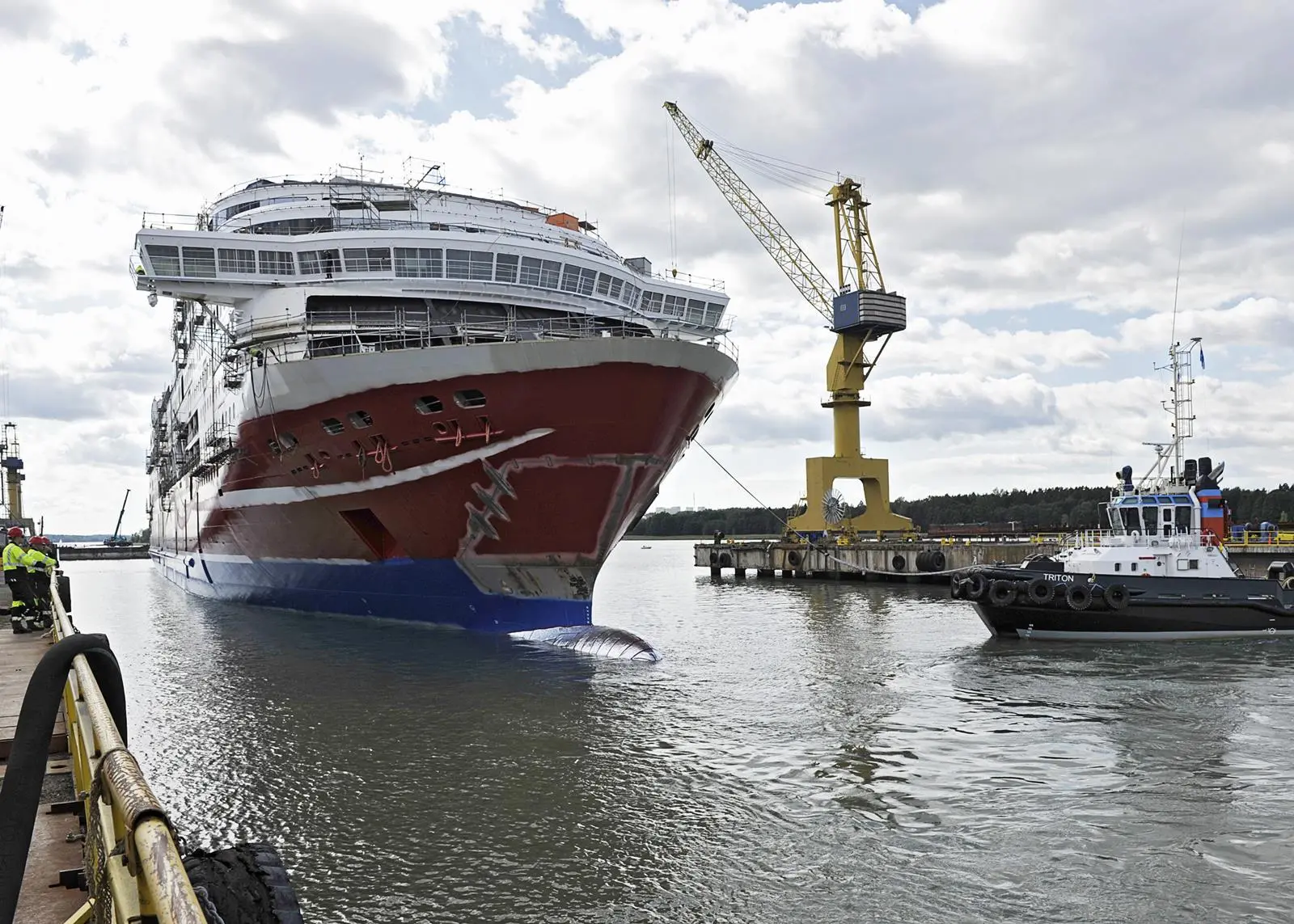 The LNG-fuelled cruise ferry ‘Viking Grace’ is among the recent deliveries from the Turku shipyard