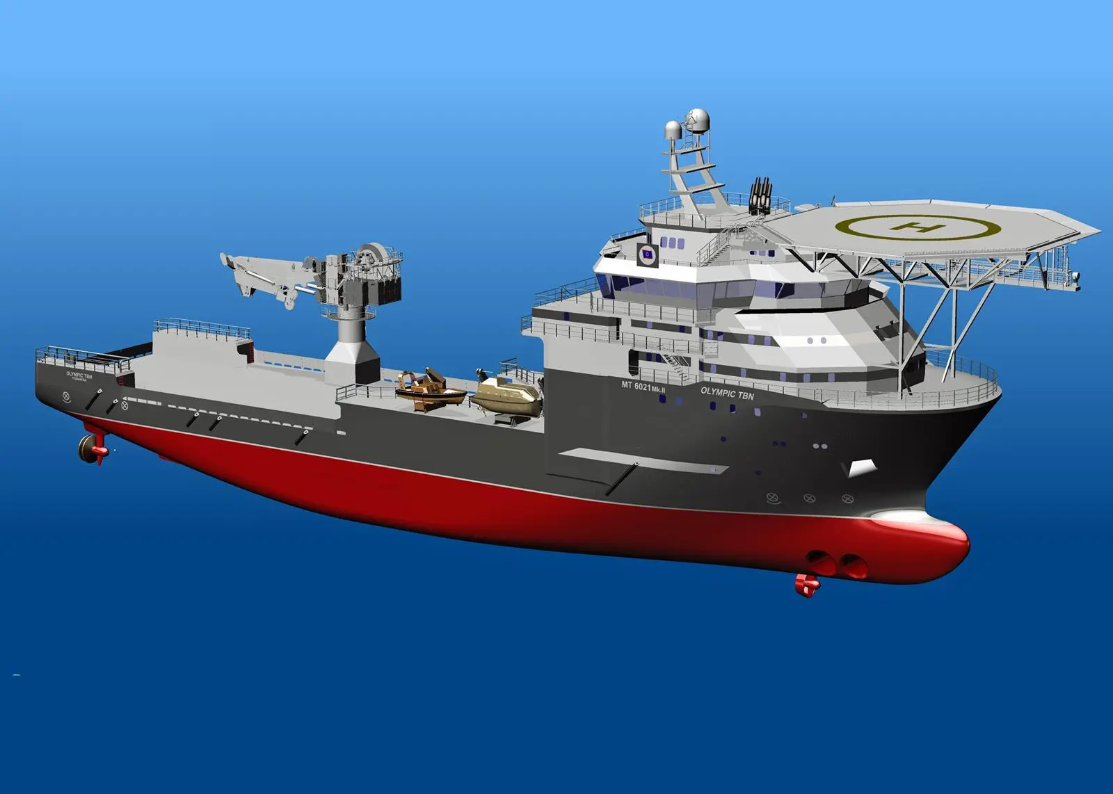 Kleven is to build an MT 6021 MkII IMR vessel for Olympic Shipping