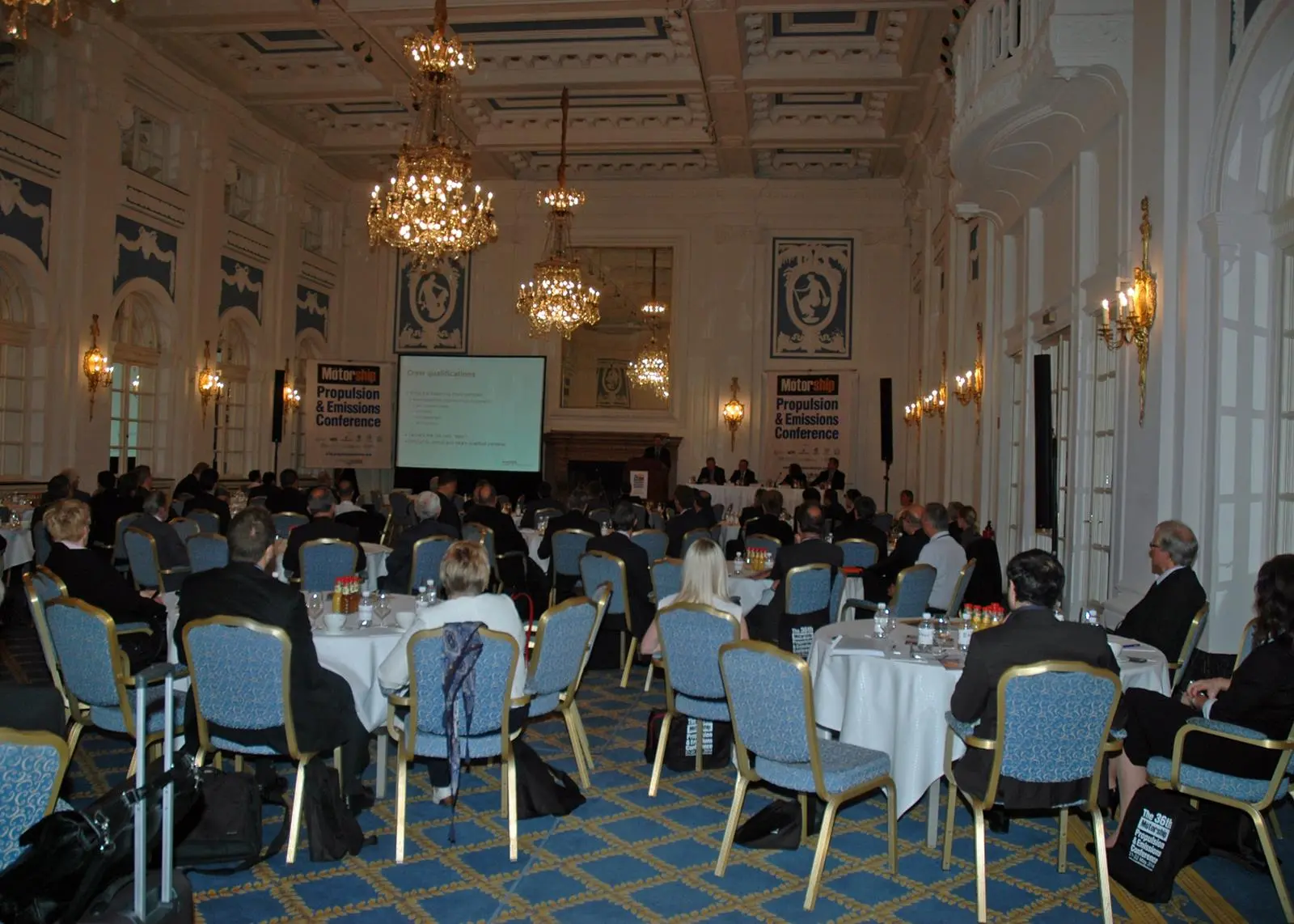 The conference room at the Atlantic Kempinski, Hamburg
