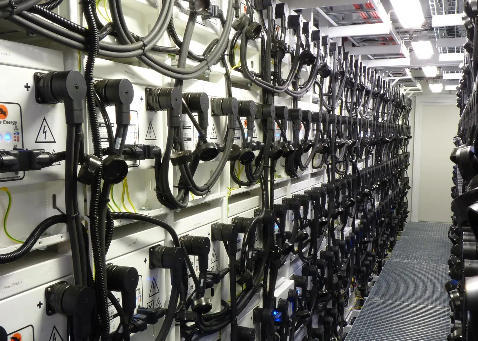 Corvus energy storage system battery bank