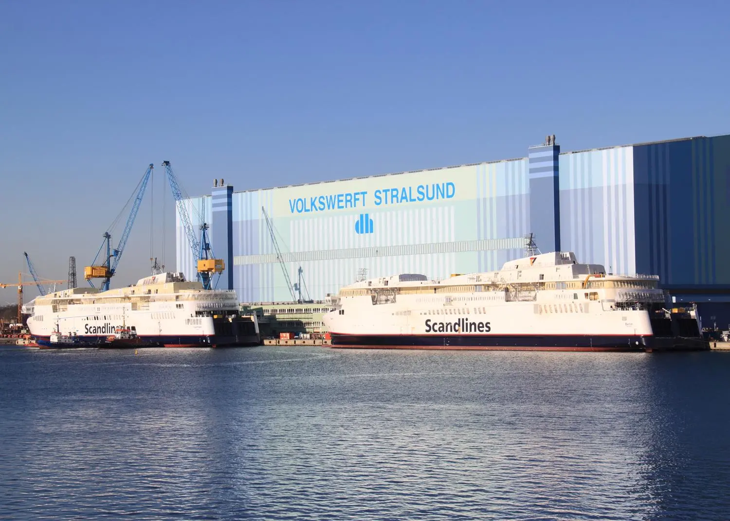 The two ferries at P+S awaiting action