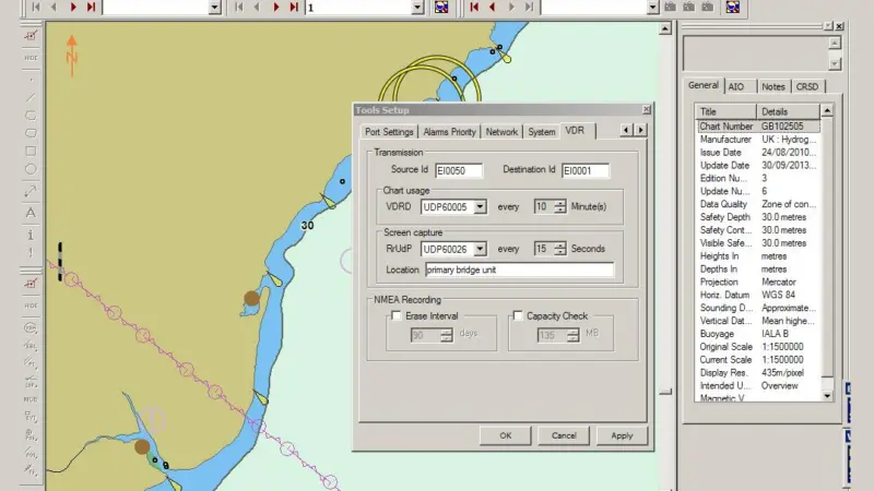 PC Maritime's Navmaster ECDIS now complies with the latest VDR standard