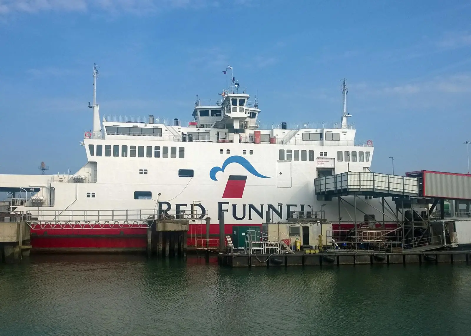 ‘Red Falcon’s’ new observation lounge immediately below the wheelhouse