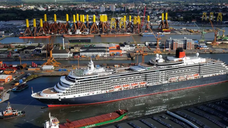 Cunard's 'Queen Victoria' will dock at B+V for propulsion and other repairs