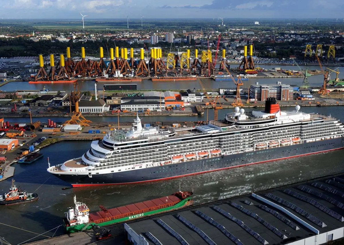 Cunard's 'Queen Victoria' will dock at B+V for propulsion and other repairs