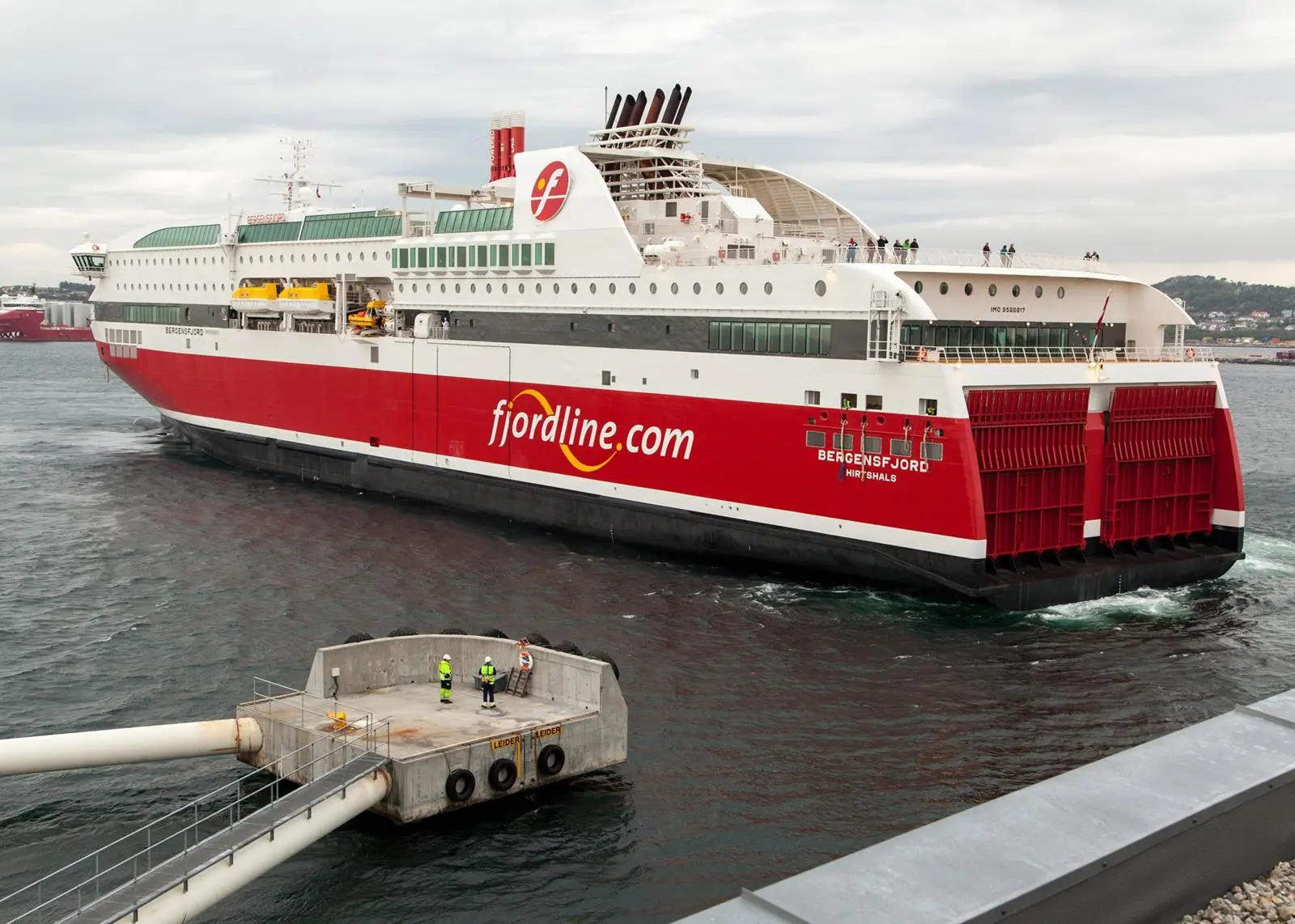Delegates will be able to witness bunkering of a Fjord Line ferry