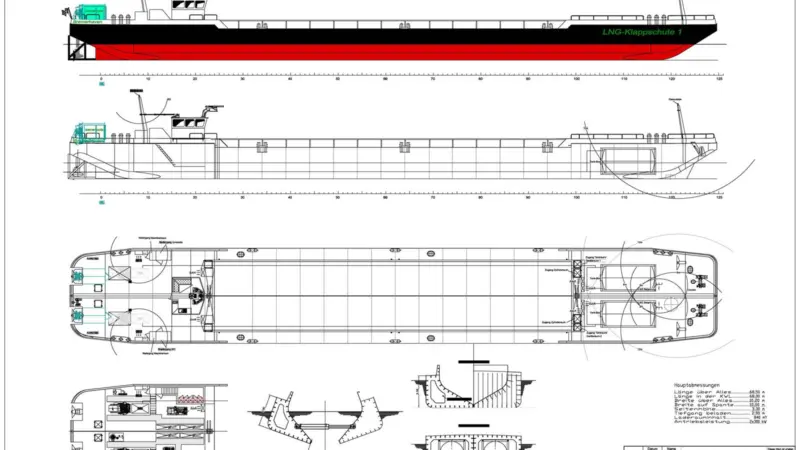 Bremenports' new LNG barge - General Arrangement