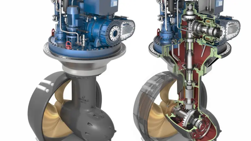 Illustration of the Wärtsilä WST-14 thruster