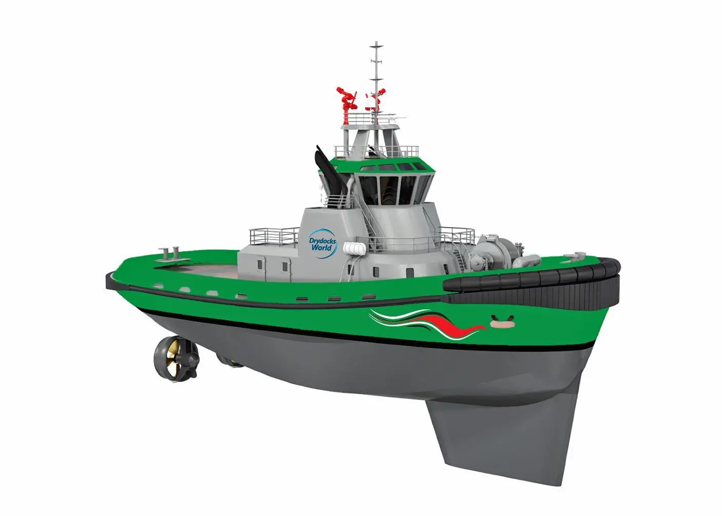 Wärtsilä is supplying a complete design and propulsion equipment package to DDW for the first in a series of dual-fuel harbour tugs