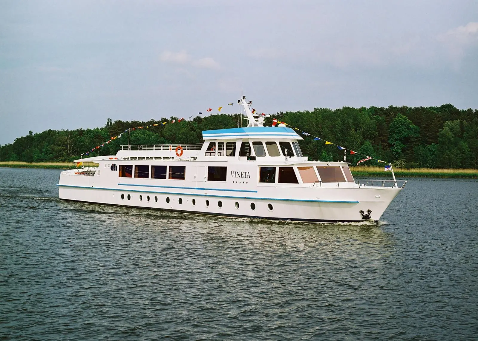 Murky past: ex GDR state yacht 'Vineta' (ex 'A Koebis') is up for grabs