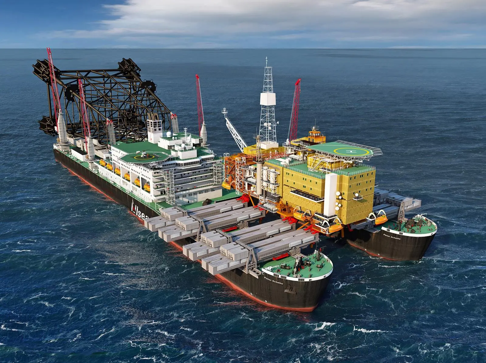 Specialised ships don’t come much more specialised, or much larger, than the ‘Pieter Schelte’