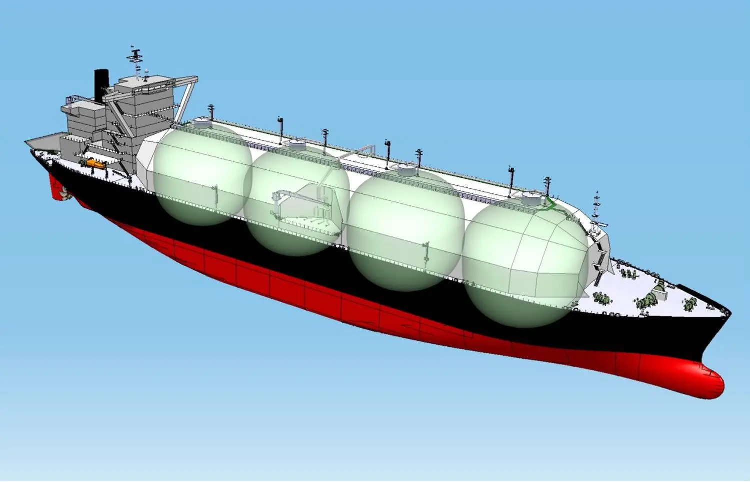 The ‘Sayaringo STaGE’ offers a near 16% increase in LNG carrying capacity (180,000m3 in total) without changing the ship's width