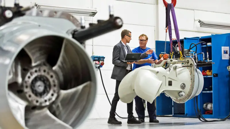 Improved efficiency and more thrust at lower speeds from upgraded waterjets