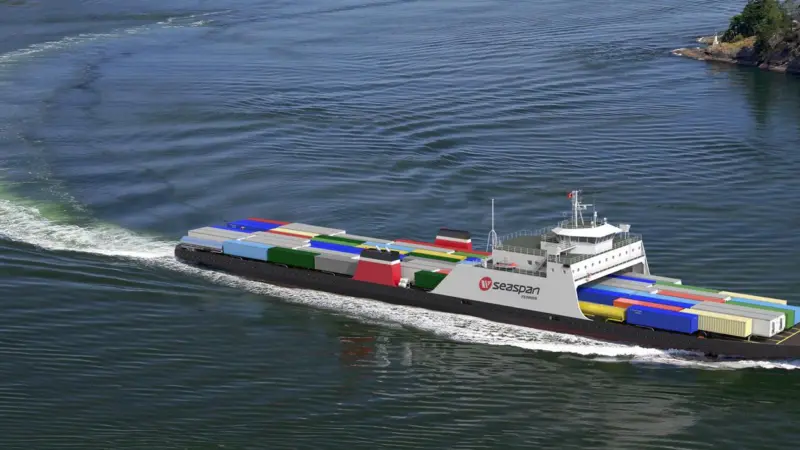 The two new Seaspan hybrid ferries will replace aging vessels and reduce greenhouse gas emissions significantly