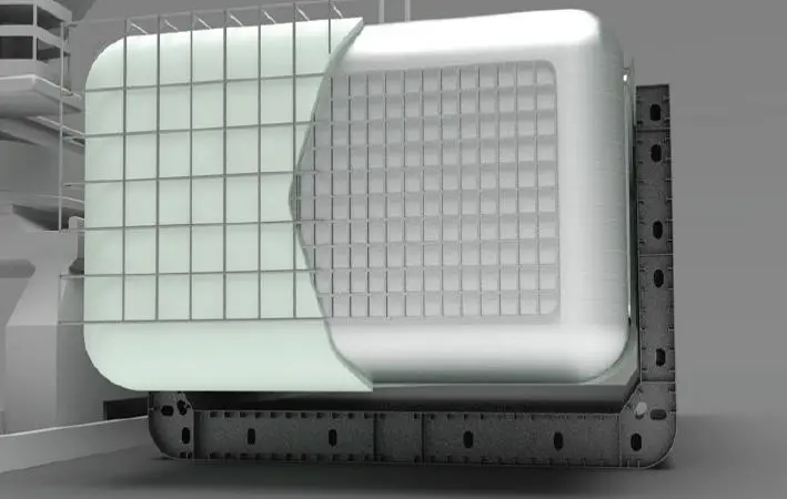 The FSP LNG containment system uses flat plate technology to overcome the issues associated with partial filling and sloshing