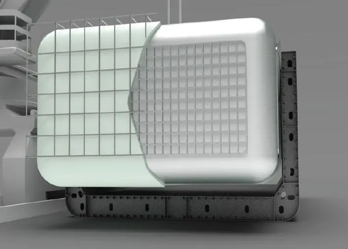 The FSP LNG containment system uses flat plate technology to overcome the issues associated with partial filling and sloshing