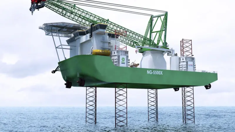 Hamburg crane builder supplies special offshore unit