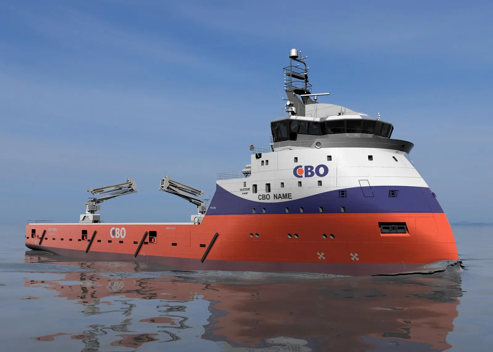 The new PX105 PSV will be CBO's eleventh Ulstein vessel