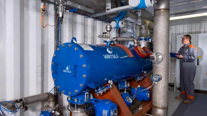 The complete Aquarius UV BWMS module, rather than just the electrical components, is EX-certified