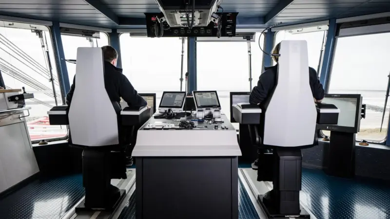 All key systems on board ‘Wind Server’ are accessible through Kongsberg Maritime’s K-Master system Photo: DBB Jack-Up Services A/S